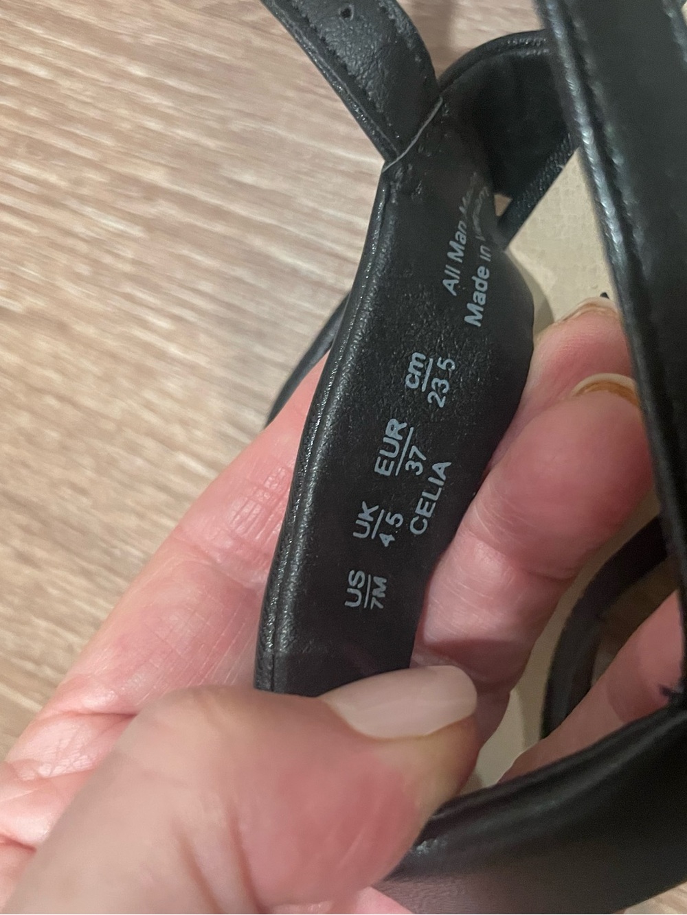 Life Stride Celia Black Strappy Block Heel Sandals - Picture 10 of 10